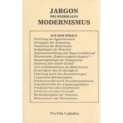 Jargon des klerikalen Modernismus