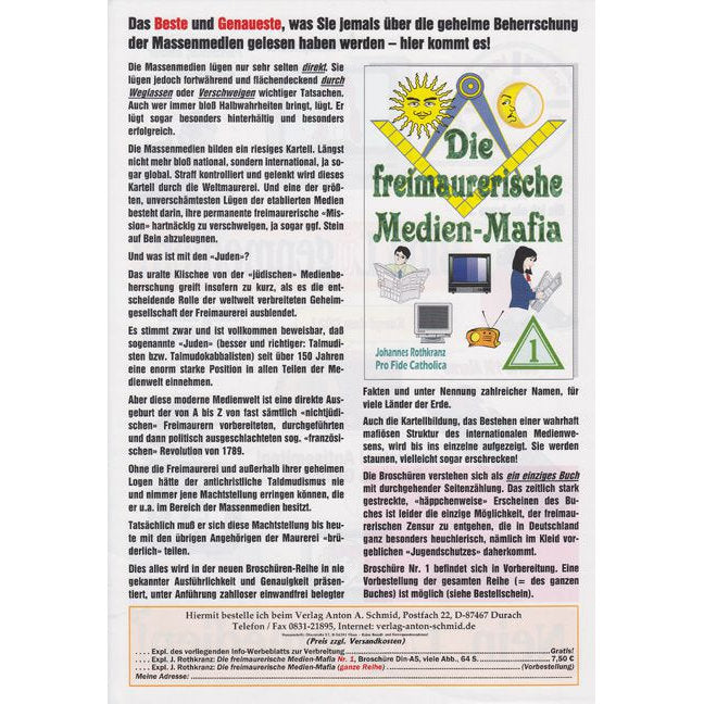 Die freimaurerische Medienmafia
