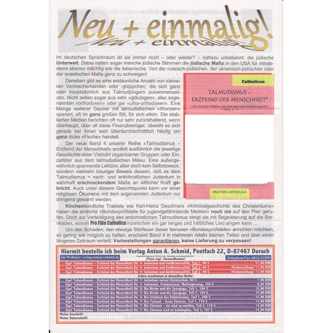 Talmudismus - Erzfeind der Menschheit