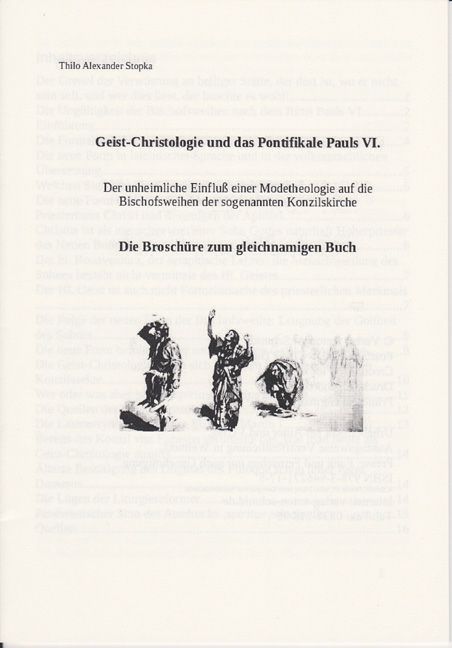 Geist-Christologie und das Pontifikale Pauls VI. Thilo Alexander Stopka