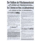 Der Vatikan als Fälscherwerkstatt