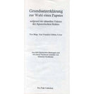 Grundsatzerklärung zur Wahl eines Papstes