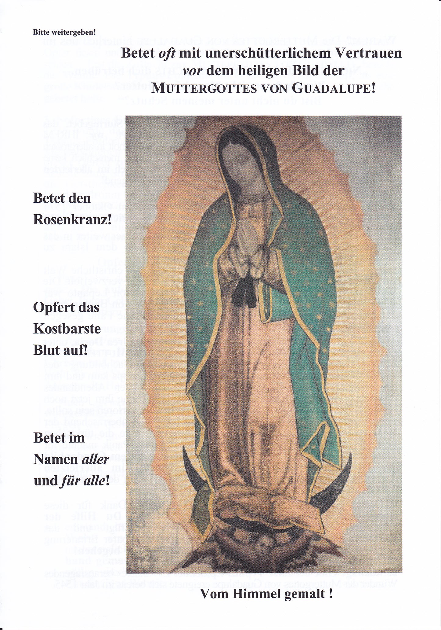 Muttergottes von Guadalupe