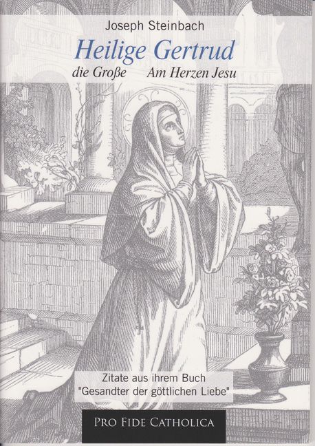 Heilige Gertrud die Große Joseph Steinbach