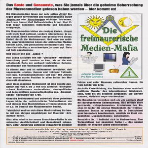Die freimaurerische Medienmafia Johannes Rothkranz