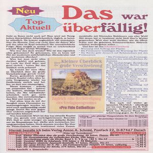 Kleiner Überblick über die große Verschwörung